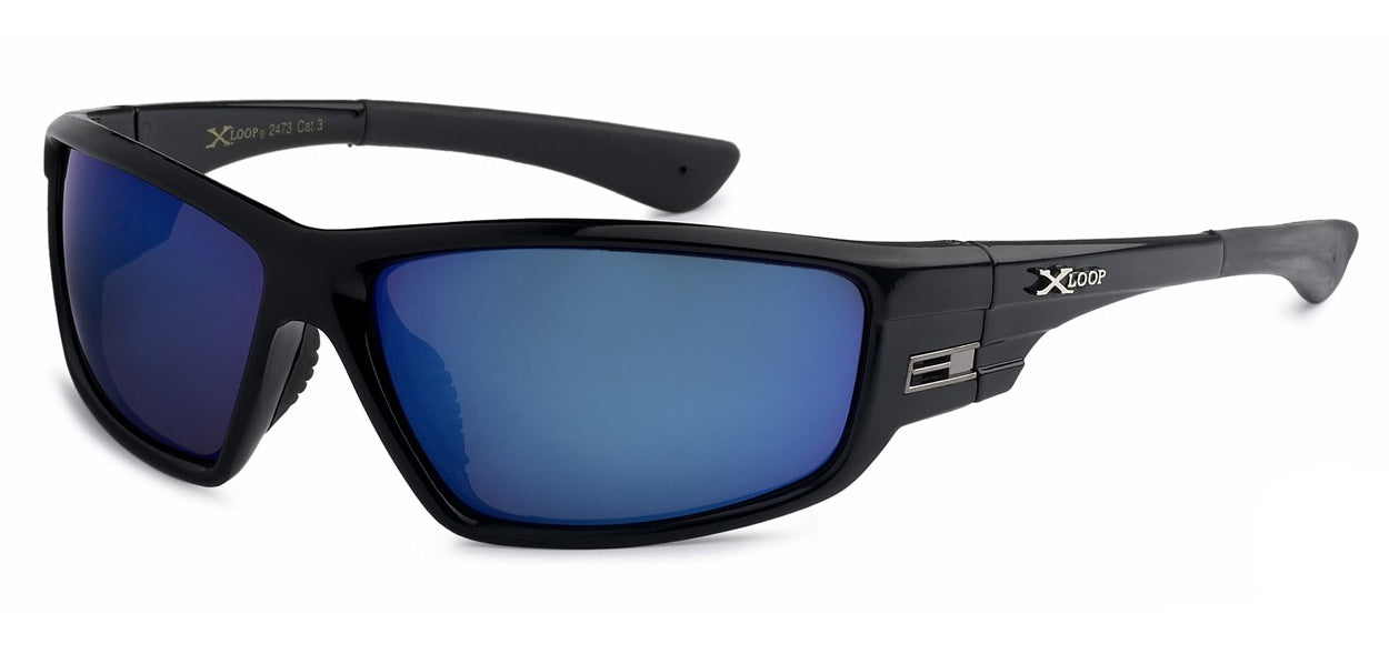XLoop 2473 Black Blue | Sport Sunglasses