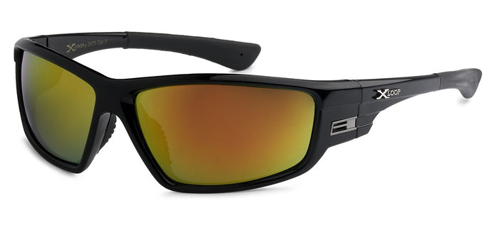 XLoop 2473 Black Yellow | Sport Sunglasses