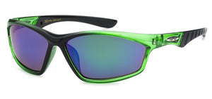 XLoop 2505 Black Green | Sport Sunglasses
