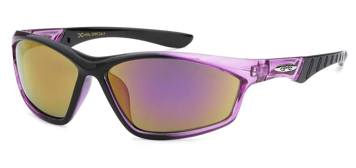XLoop 2505 Black Purple | Sport Sunglasses
