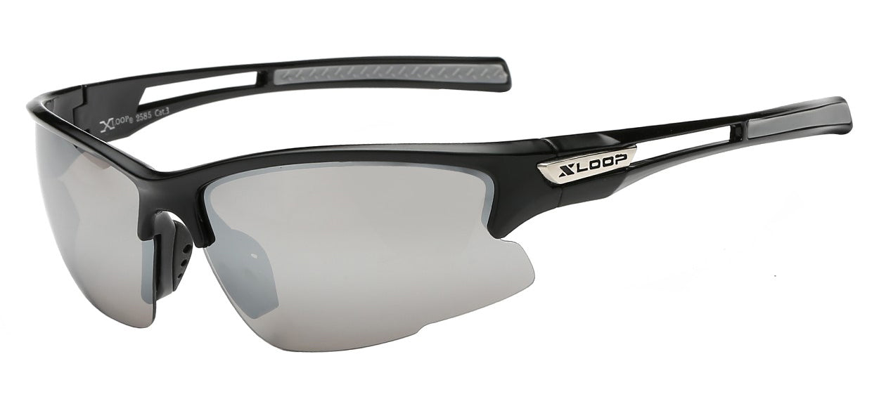 XLoop 2585 Black Mirror | Sport Sunglasses