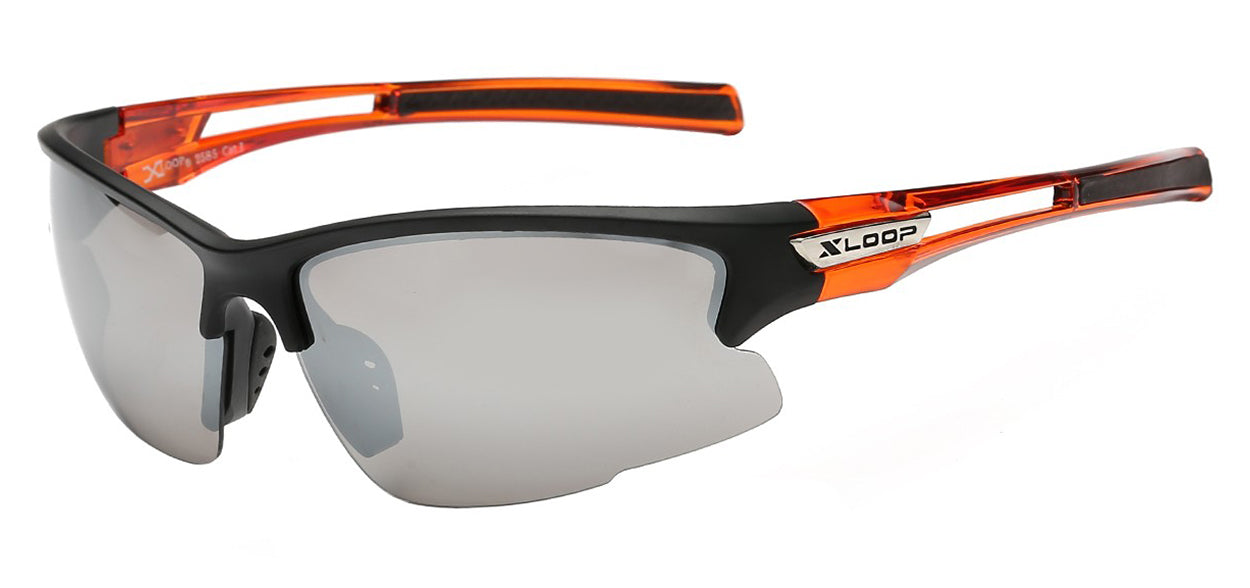 XLoop 2585 Orange Mirror | Sport Sunglasses