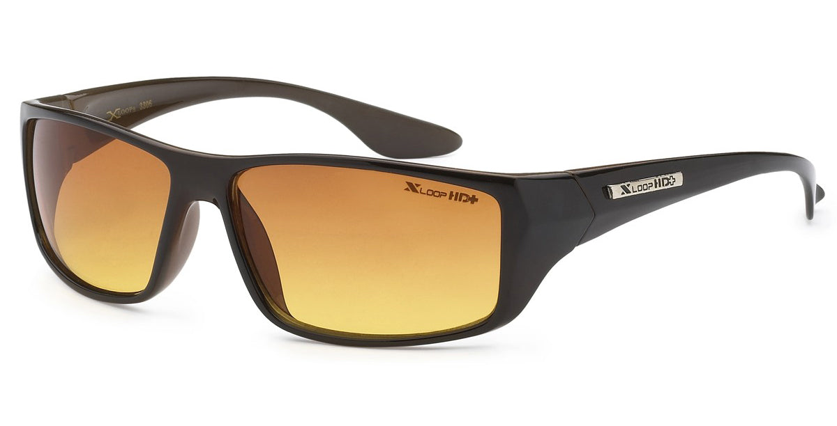 XLoop 3306 Black Brown HD+ | Sport Sunglasses
