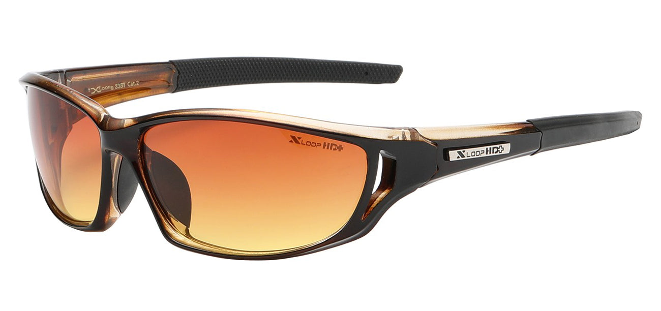 XLoop 3357 Black HD+ | Sport Sunglasses